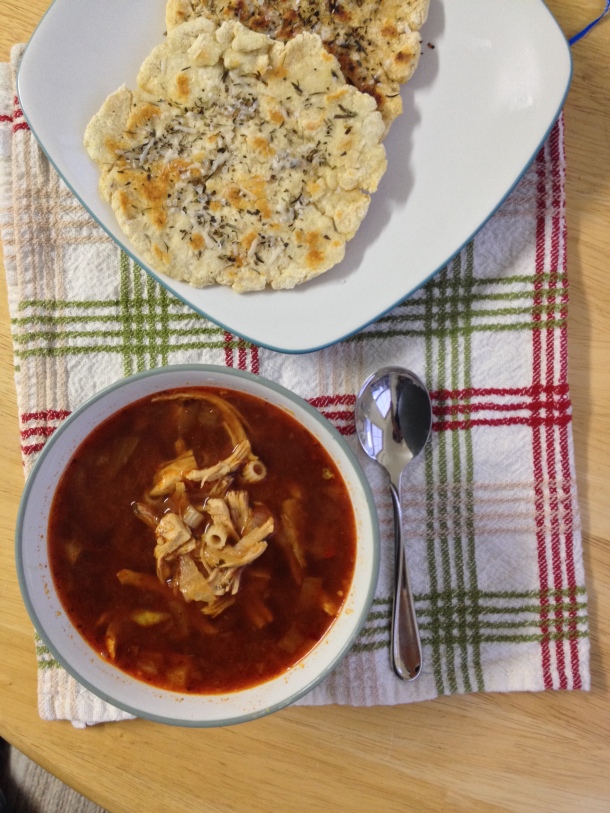 Spicy Tomato Chicken Noodle Soup 2