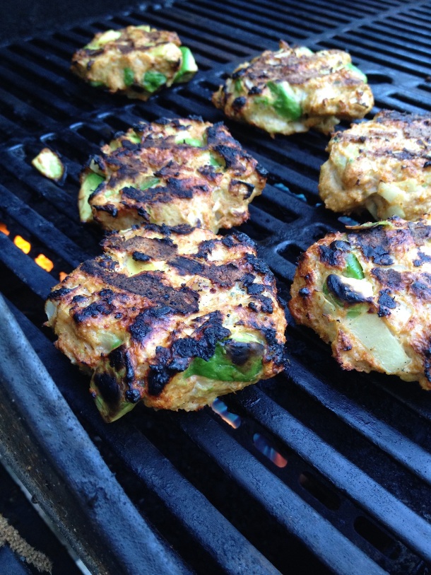 Chipotle-Avocado-Chicken-Burgers-on-grill